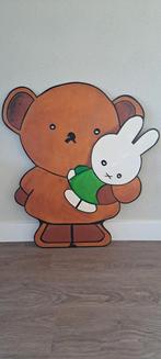 Geboortebord Nijntje en Beer - 94 cm, Ophalen, Gebruikt, Geboortebord