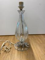 Mooie glazen lamp / kandelaar  jaren 40, Ophalen, Zo goed als nieuw, Glas, Minder dan 50 cm