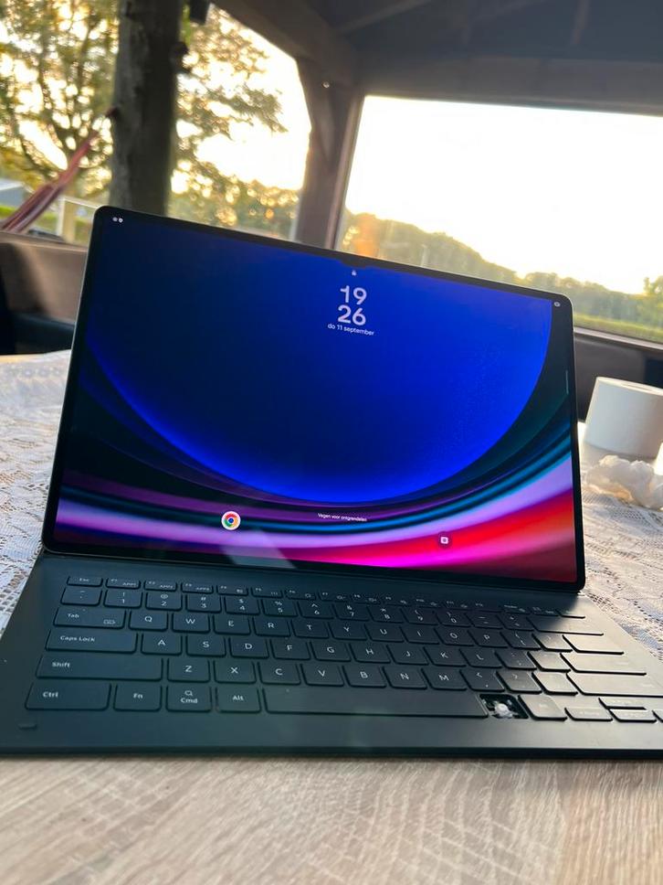 Samsung Galaxy Tab S9 Ultra 256GB + Toetsenbord & Lader, Computers en Software, Android Tablets, Zo goed als nieuw, Wi-Fi, 13 inch of meer