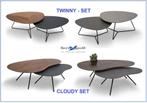 Twinny & Cloudy Design salontafels van Bree"s New World., Huis en Inrichting, Tafels | Salontafels, Overige vormen, 50 tot 100 cm