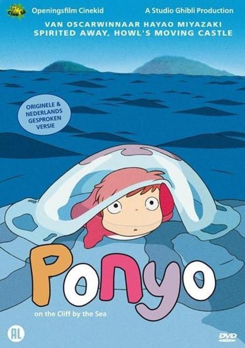 Ponyo on the cliff by the sea - Studio Ghibli, Cd's en Dvd's, Dvd's | Tekenfilms en Animatie, Zo goed als nieuw, Anime (Japans)