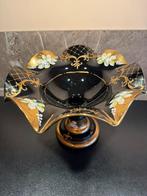 Bohemen zwarte fruitschaal, Ophalen of Verzenden