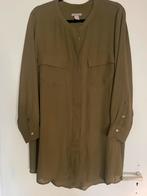 H&M olijfgroene lange blouse maat 44, Kleding | Dames, Blouses en Tunieken, H&M, Maat 42/44 (L), Ophalen of Verzenden, Zo goed als nieuw
