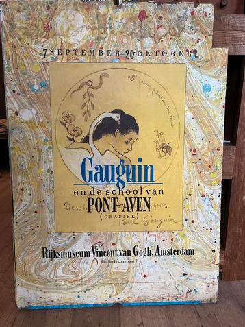 Gaugin tentoonstellingposter ca 1980 beschikbaar voor biedingen