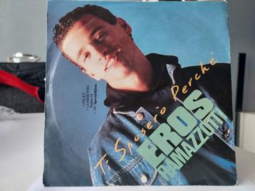 7" Single Eros Ramazzotti - Ti Sposero Perché / Occhi Di Spe beschikbaar voor biedingen