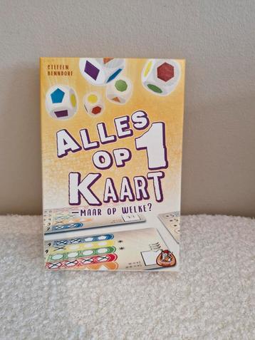 Alles op 1 Kaart - Leuk dobbelspel! beschikbaar voor biedingen