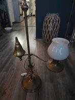 Te Koop, massief koperen schemerlamp, Ophalen of Verzenden, Gebruikt, Overige materialen