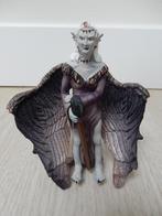 Schleich elfen beeldje paars fantasy elf met vleugels, Ophalen of Verzenden, Zo goed als nieuw