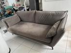 Bank grijs/beige, Ophalen, Driepersoons, 75 tot 100 cm, Zo goed als nieuw