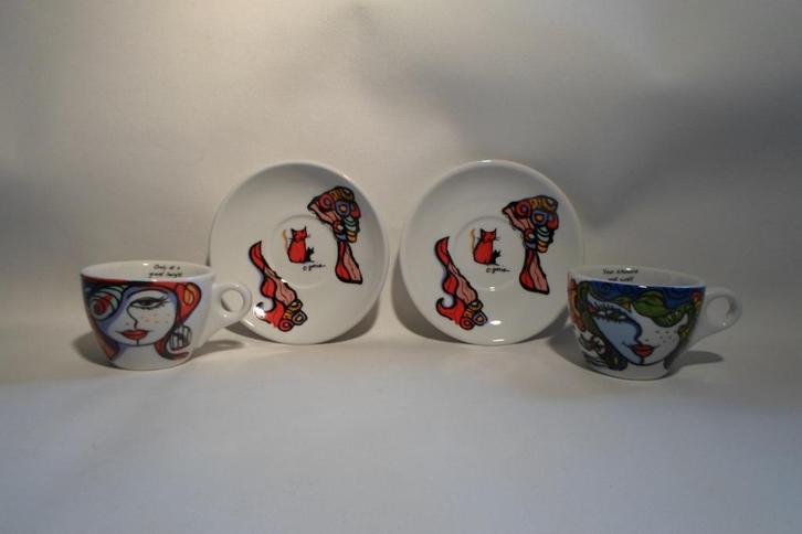 Josien Broeren Kop & Schotels, Huis en Inrichting, Keuken | Servies, Zo goed als nieuw, Kop(pen) en/of Schotel(s), Overige stijlen