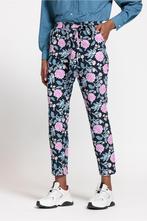 Studio anneloes dean flower broek M fuchsia/donkerblauw, Kleding | Dames, Maat 38/40 (M), Blauw, Ophalen of Verzenden, Zo goed als nieuw