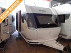 Hobby Excellent 540 WFU model 2024 1750 KG as, Caravans en Kamperen, Caravans, 6 tot 7 meter, Bedrijf, Rondzit, Hordeur