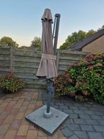Zweefparasol met voet, Kantelbaar, Gebruikt, Ophalen of Verzenden, Zweefparasol