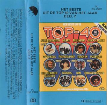 HET BESTE UIT DE TOP 40 VAN HET JAAR DEEL 2 (CASSETTEBANDJE) beschikbaar voor biedingen