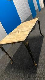 Elegante marmeren salontafel - 50 x 100 cm, Huis en Inrichting, Tafels | Salontafels, Ophalen, Overige materialen, Gebruikt, 100 tot 150 cm