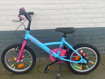Kinderfiets BTWIN (wendy pony) 16 inch beschikbaar voor biedingen