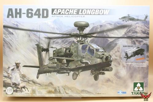 ROWASP | Takom 1/35 AH-64D Apache Longbow Attack Helicopter, Hobby en Vrije tijd, Modelbouw | Vliegtuigen en Helikopters, Nieuw