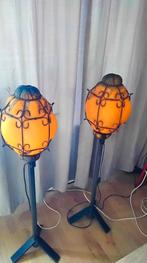 MOOIE SET PATE DE VERRE UNIEKE SET VLOERLAMPEN, Ophalen of Verzenden, Zo goed als nieuw, Glas