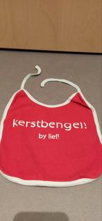 Kerst slabber met de tekst: Kerstbengel!, Kinderen en Baby's, Babykleding | Overige, Ophalen of Verzenden, Zo goed als nieuw, Lief!