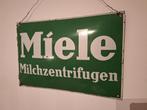 Emaille reclamebord Miele melkcentrifuge landbouw boerderij, Ophalen of Verzenden, Zo goed als nieuw, Reclamebord
