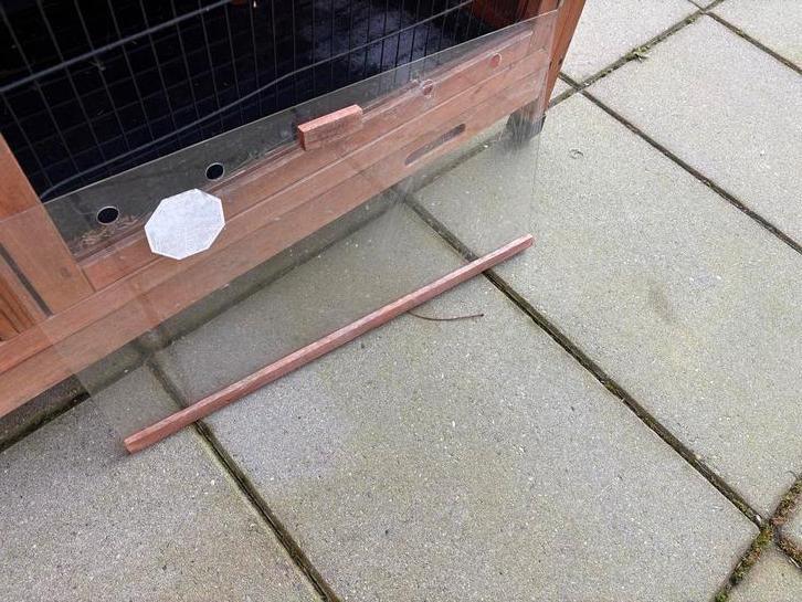 Geïsoleerd konijnen en cavia buitenhok, Dieren en Toebehoren, Knaagdieren en Konijnen | Hokken en Kooien, Gebruikt, Hok, 90 cm of meer