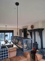 Stijlvolle industriële Plafondlamp, Ophalen of Verzenden, Zo goed als nieuw, Glas, Industrieel