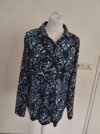 Prachtige blauwe blouse van Mi Piace maat L, travelstof, Kleding | Dames, Mi Piace, Ophalen of Verzenden, Zo goed als nieuw, Blauw
