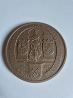 Bronze penning Universiteit Leiden 1970, Postzegels en Munten, Penningen en Medailles, Ophalen, Brons, Nederland