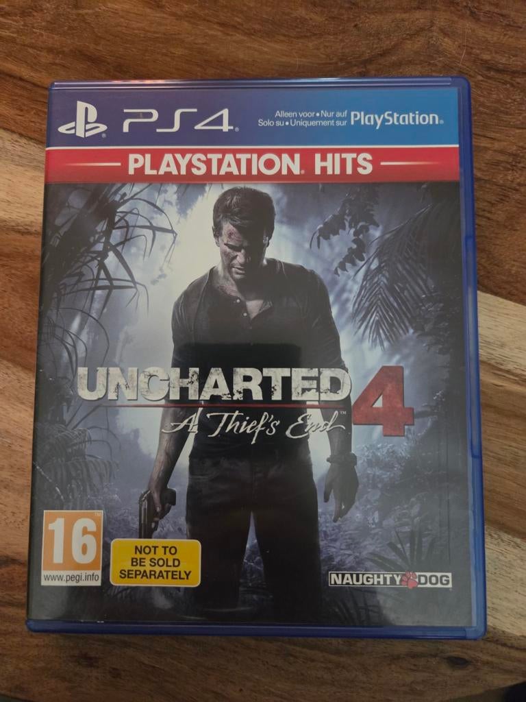 Uncharted 4  'a thief's end' voor ps4, Avontuur en Actie, 1 speler, Ophalen of Verzenden, Zo goed als nieuw