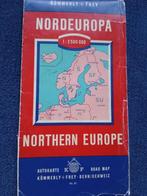 oude wegenkaart van Skandinavie, Gelezen, Verzenden, Europa Overig, Landkaart