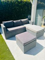 Mooie loungeset antractiet, Tuin en Terras, Ophalen, 5 zitplaatsen, Gebruikt, Hocker