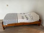Mooi (kinder)bed van 2 meter met matras (2/2), Ophalen, 90 cm, Eenpersoons, Bruin