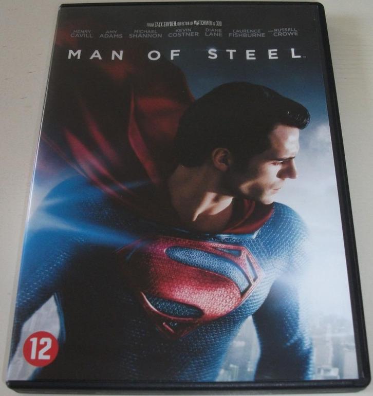 Dvd *** MAN OF STEEL ***, Cd's en Dvd's, Dvd's | Science Fiction en Fantasy, Zo goed als nieuw, Science Fiction, Vanaf 12 jaar