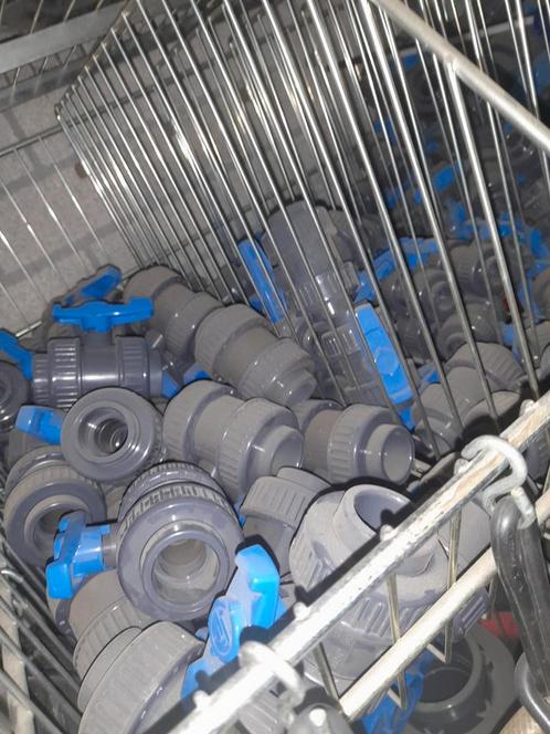 Hoge Druk PVC Lijm & Schroefkoppeling | Kogelkranen | 16 BAR, Tuin en Terras, Zwembad-toebehoren, Nieuw, Overige typen, Ophalen of Verzenden