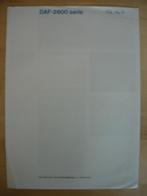 DAF 2600 Brochure 1969 – NL - Cabine, Ophalen, Zo goed als nieuw, Overige merken, DAF