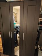 Brimnes Ikeakast Zwart, Huis en Inrichting, Kasten | Kledingkasten, Ophalen, 100 tot 150 cm, Met hangruimte, Zo goed als nieuw