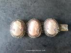Cameo / zilver / antiek, Ophalen of Verzenden, Zilver, Armband