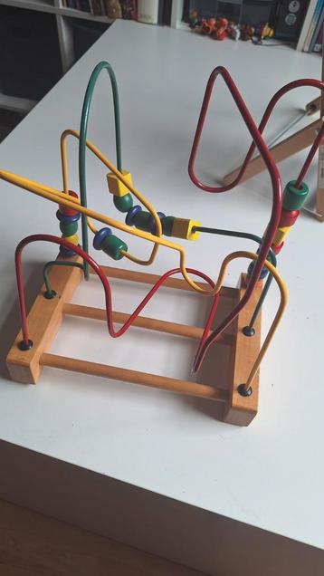 Houten Kralenbaan & Telraam - Educatief Speelgoed beschikbaar voor biedingen
