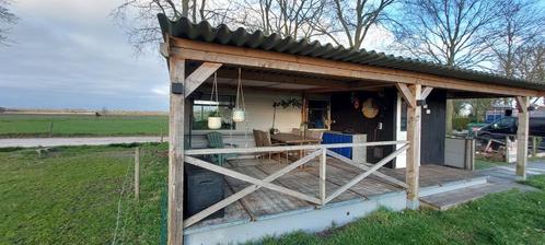Stacaravan voor tijdelijke bewoning & GRATIS Overkapping, Caravans en Kamperen, Stacaravans, tot en met 4, Ophalen