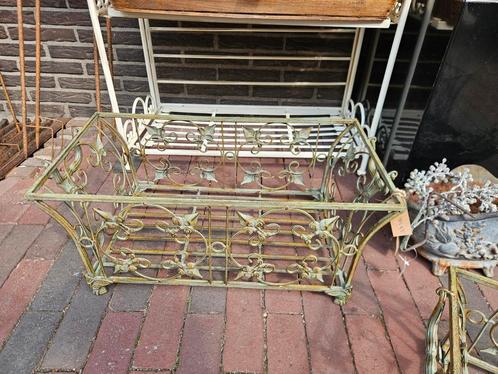 Plantenbakhouder metaal, Tuin en Terras, Bloembakken en Plantenbakken, Metaal, Balkon, Tuin, Rechthoekig, Ophalen