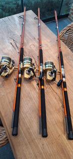 3 x splinternieuwe colmic calibra 240 - 3 x zgan Daiwa GS9., Ophalen, Zo goed als nieuw, Molen