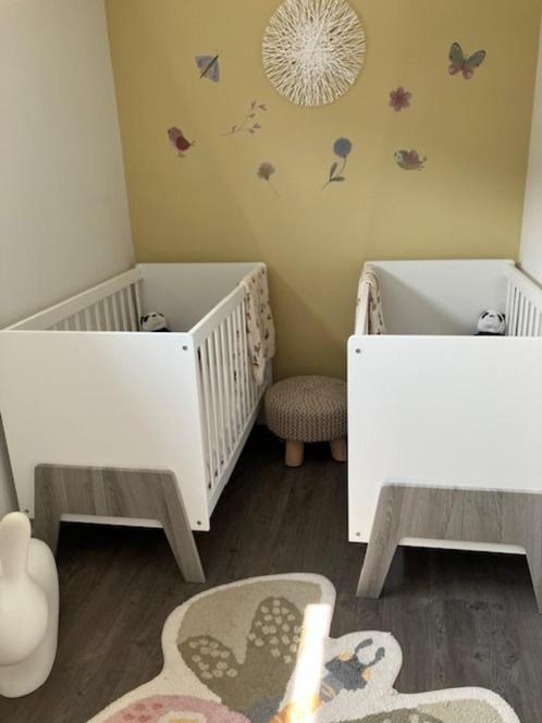 (Tweeling) Ledikant model Yazz 60 x 120 cm, Kinderen en Baby's, Kinderkamer | Bedden, Zo goed als nieuw, Minder dan 140 cm, Minder dan 70 cm
