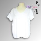 30347 Nieuw Wit shirt M&S mt XXL/  K26, Kleding | Dames, Grote Maten, Ophalen of Verzenden, Zo goed als nieuw, Zwart, Trui of Vest
