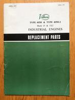 Onderdelenboek VILLIERS stationaire motor type 415H & 415H-2, Motoren, Handleidingen en Instructieboekjes, Overige merken
