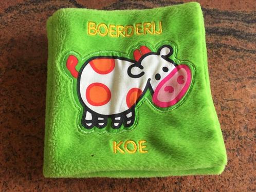 Zacht ontdekkingsboekje voor de kleintjes over de boerderij, Kinderen en Baby's, Speelgoed | Knuffels en Pluche, Zo goed als nieuw
