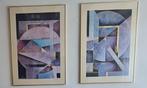 Moderne kunstwerk set van Richard Hall, Antiek en Kunst, Ophalen of Verzenden