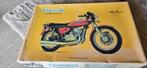 Kawasaki 500 mach III Heller 1/8 bouwpakket, jaren 80., Overige merken, Auto, Groter dan 1:32, Ophalen of Verzenden