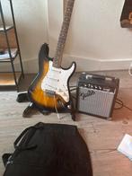 Gitaar fender squier strat, Ophalen, Zo goed als nieuw, Solid body, Fender