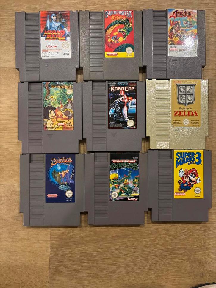 NES Games Collectie - (scherpe prijzen), Spelcomputers en Games, Games | Nintendo NES, Gebruikt, Platform, 3 spelers of meer, Vanaf 3 jaar