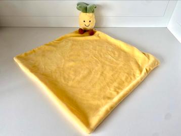 JELLYCAT Zeldzame ananasgele knuffeldoek beschikbaar voor biedingen